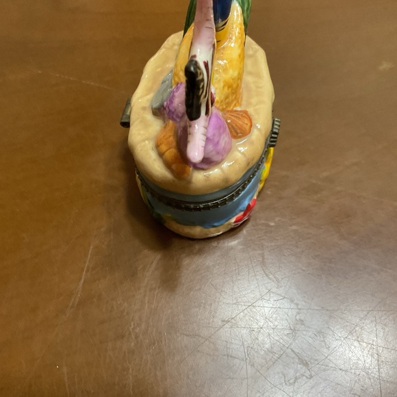 Porcelain Fish/Ocean Trinket, Pill, Jewelry Box. Still Has Original Tag. - Picture 4 of 9